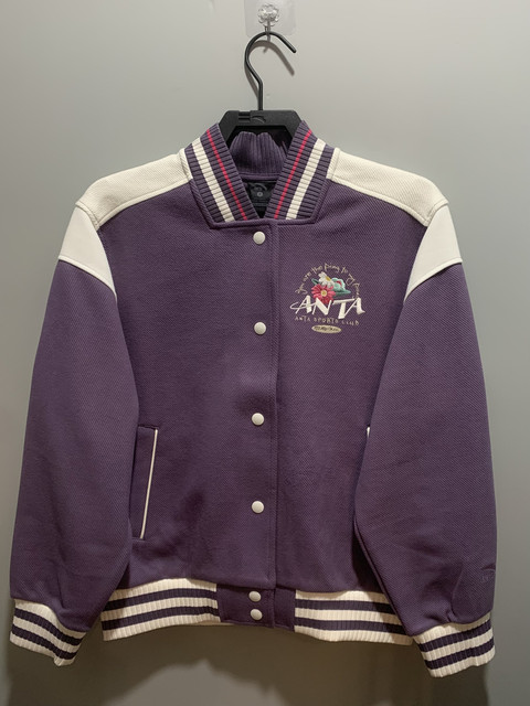 Anta/Anta Baseball Jacket 2026 Spring Women's Fashion Versatile Jacket Casual Coat 162618714S