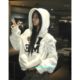 Eihey ehey hooded loose hoodie pullover sweatshirt