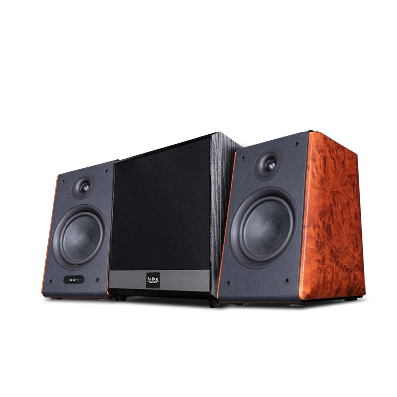 Danish Feige hifi-level bookshelf speaker home fiber-optic coaxial living room TV K song audio bass active