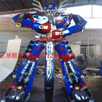 2016 New Optimus Prime Sculpture Creative Robot Bumblebee FRP ornaments sculpture