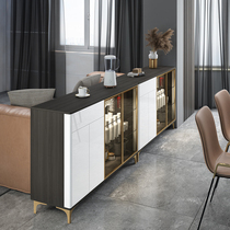 Light luxury sideboard storage living room cabinet against the wall wine cabinet modern simple tea cabinet storage integrated cupboard home