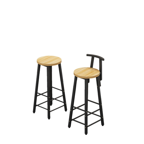 Простой барный стул сталь сталь winjiu Bar Modern Simple Simple High Caster Mabrish Bar Bar Bar Bast Fast Clear Campatization