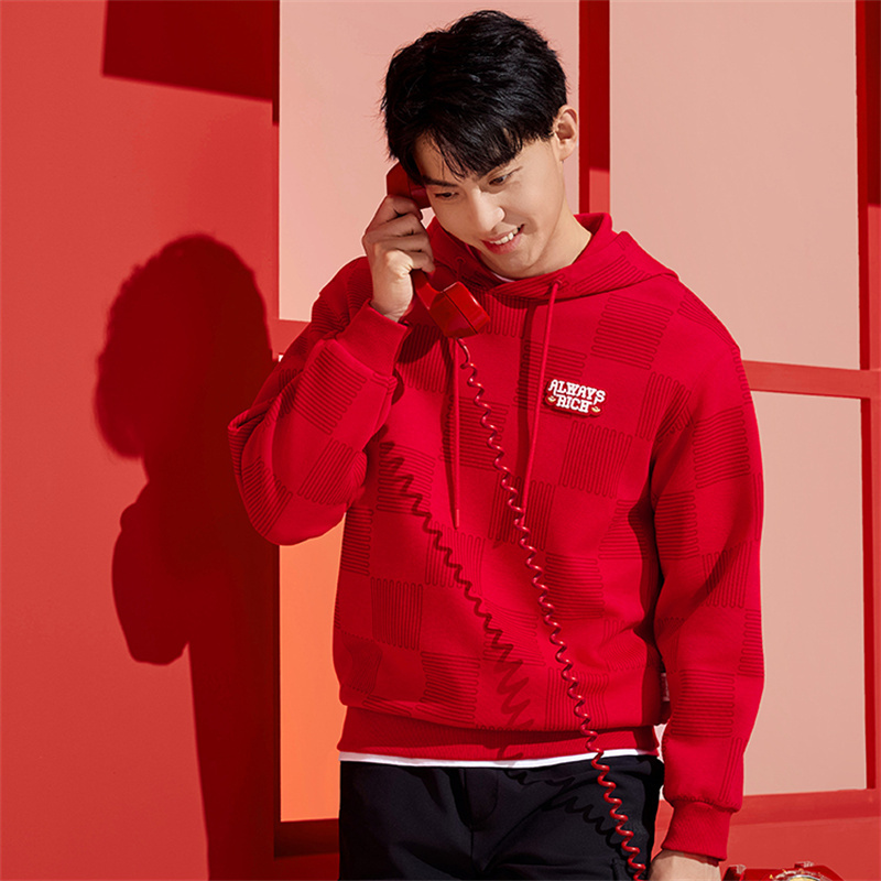 Jordan Sports Sweatshirt Men's 2026 Summer New Year Style Hooded Red Pullover Qdlwd3251617B Jordan Sports Sweatshirt Men's 2026 Summer New Year Style Hooded Red Pullover Qdlwd3251617B