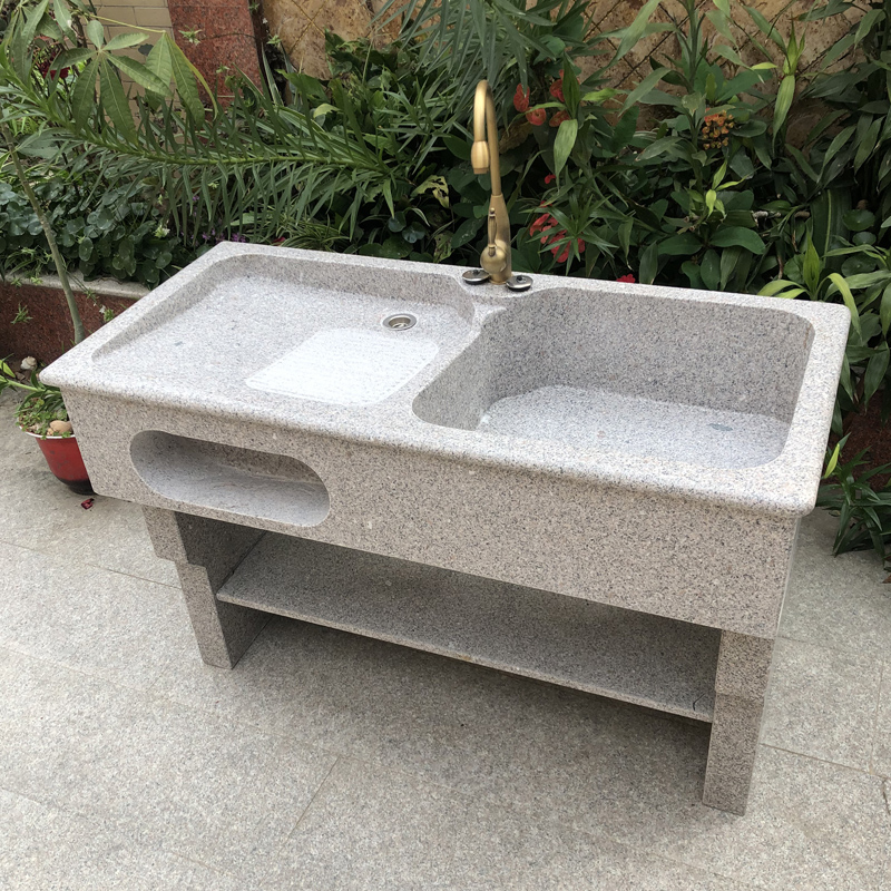 Marble Laundry Pool Balcony Home Sink With Washboard Overall Set Stone Custom Outdoor Laundry Table
