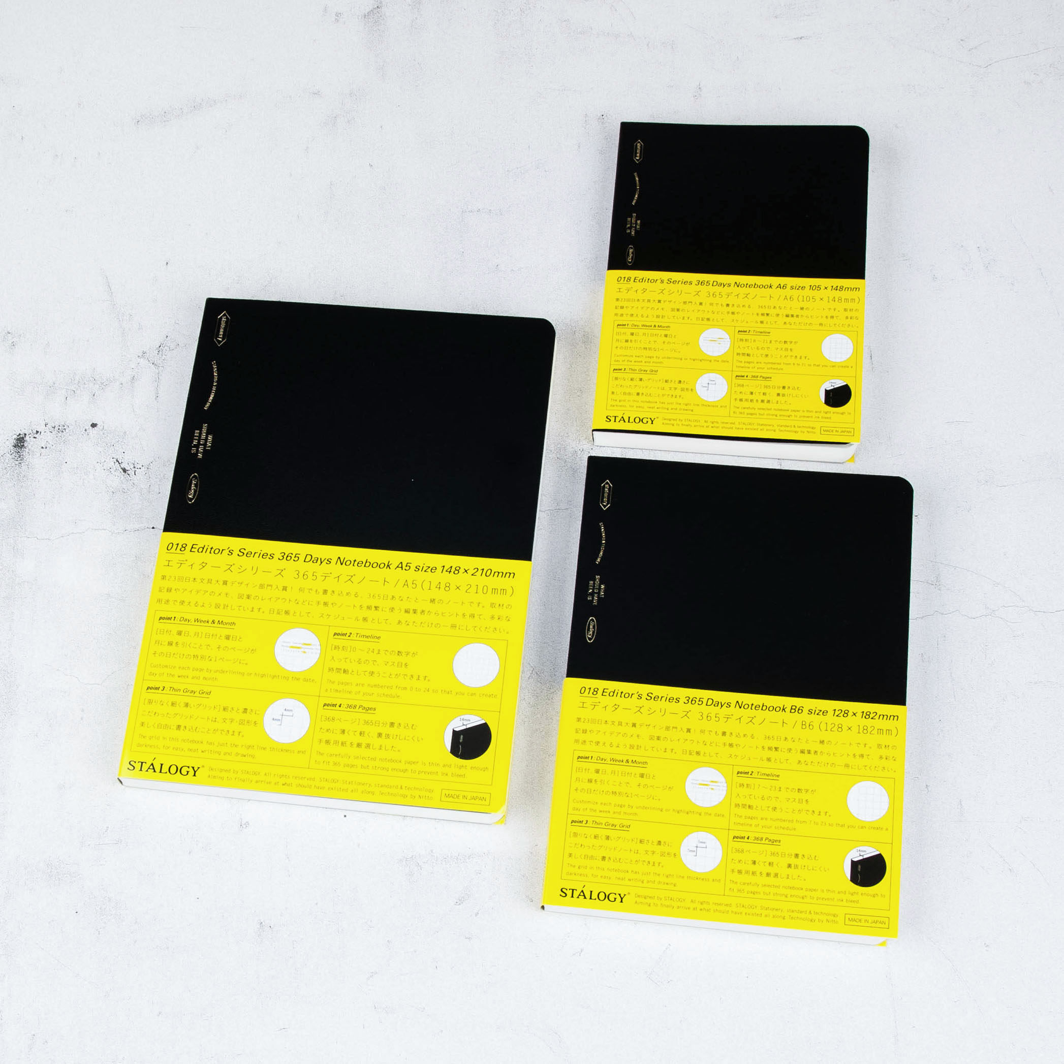 Stalogy Japan Stationery Big Reward 365 Time Axis Schedule Management notepad Hand ledger