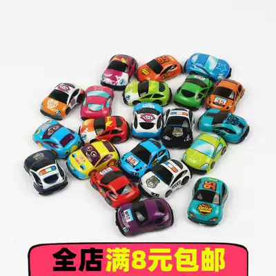 Life-threatening simulation car model children's toy pullback car soft shell inertial mini car mini car