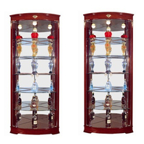 Chinese triangle cabinet combination wine cabinet glass corner cabinet Cabinet 50cm wide