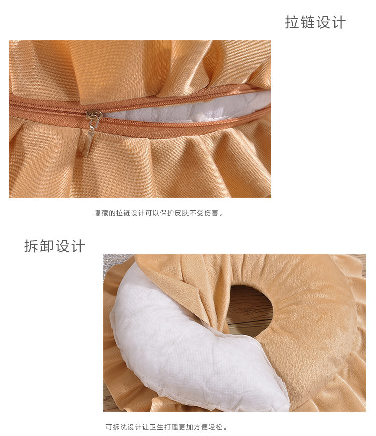 Thẩm mỹ viện rửa gối u loại gối nằm úp mặt lỗ đệm massage cổ gối tròn giường gối vẻ đẹp đặc biệt - Gối gối cổ