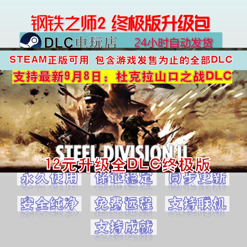 Steel Masters 2 All Expansion Packs Unlocked, All Dlcs Unlocked, Ultimate Edition, Supports the Latest September Updates