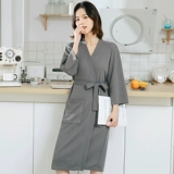 Банный халат, милая розовая белая пижама для школьников, оверсайз, для салонов красоты