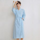 ແບບຄູ່ຂອງຊຸດຊຸດອາບນໍ້າຂອງແມ່ຍິງໃນພາກຮຽນ spring ຍາວແລະດູໃບໄມ້ລົ່ນບາງໆຂອງຜູ້ຊາຍ nightgown ໂຮງແຮມ ice pajamas ດູດຊຶມ bathrobe summer