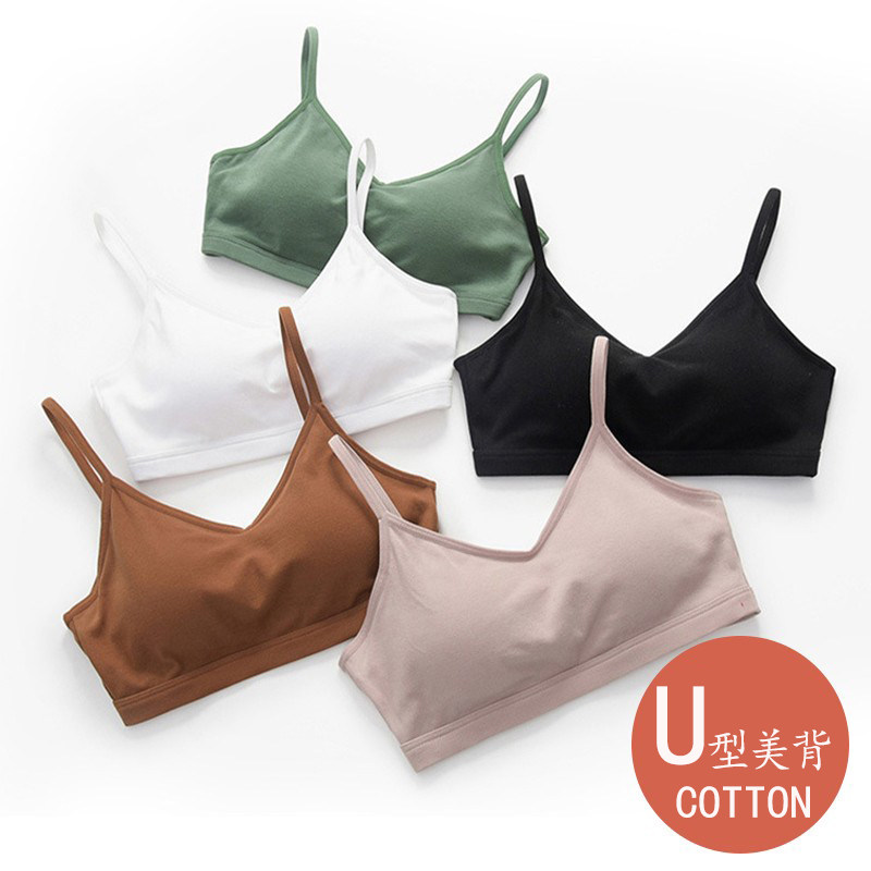 Lindwear female steelless circle beautiful backchest bra gathering exercise vest bra high school girl wear bra wrap bra