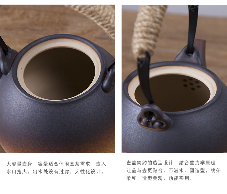 Coarse pottery cooking pot water jug kettle kung fu tea set heat - resisting teapot teapot bag mail electric TaoLu permeating the kettle