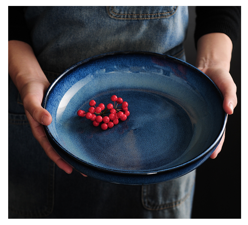 Up with ceramic deep dish soup plate disc western - style food rice dish dish dish plate seafood restaurant with ltd. shallow bowl