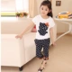 Mùa hè bé gái mặc quần áo trẻ em 2-8 tuổi Quần short cotton mùa hè phù hợp với bé Áo phông trẻ em phù hợp với