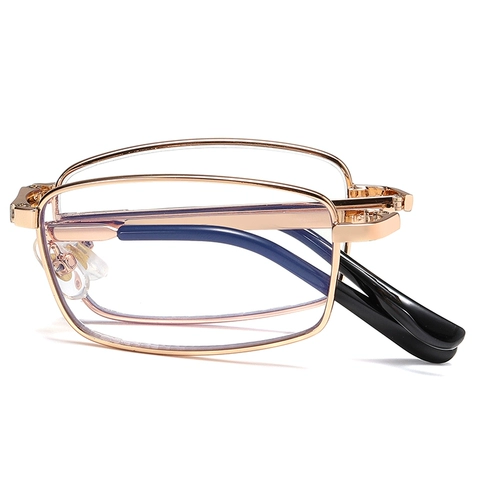 Anti -Blue Light Flower Mircor Мужчина Farchable Portable Portable Fashion Super Light High -Definition Men's Old Man очки