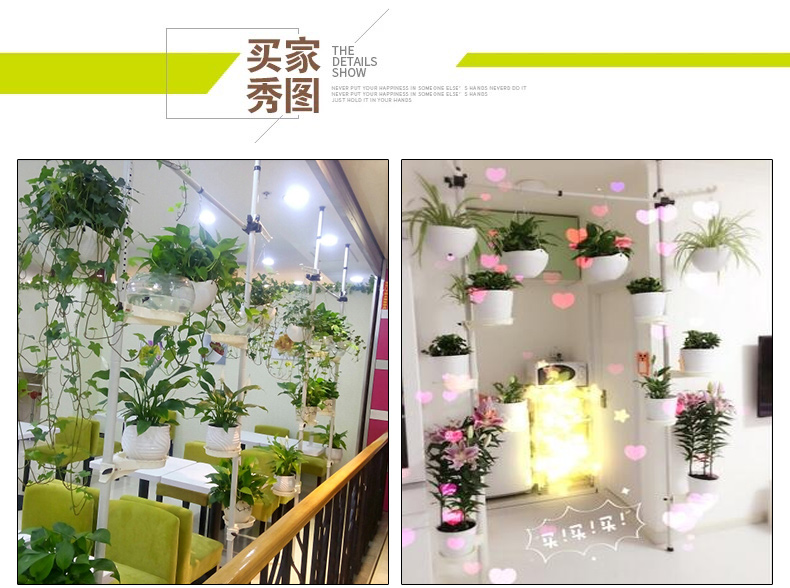 Kệ hoa củ cải xanh mọng nước đứng nhiều tầng trong nhà ban công đặc biệt hoa đứng sàn phòng khách bằng sắt rèn nhiều lớp - Kệ kệ sách treo tường