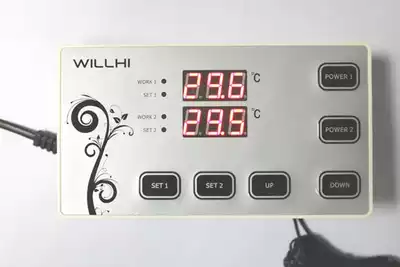 Microcomputer high-precision incubation temperature control dual-channel temperature controller WILLHI brand WH1422