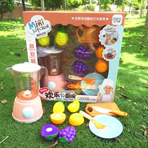 486-41 lighting function simulation electric juicer house-cutting fruit Chile toy kitchenette