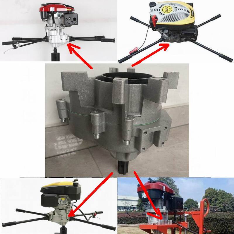Four-Stroke 196/200/224/225/250 Earth Auger Drilling Machine Gearbox, Gears, Housing Accessories
