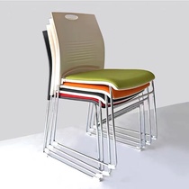 Conference chair training chair simple office chair staff computer chair electroplated solid tube steel chair plastic negotiation chair