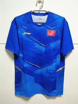 Li Ning table tennis uniform Chinese national team match suit 2018 Jakarta Asian Games short sleeve mens sportswear