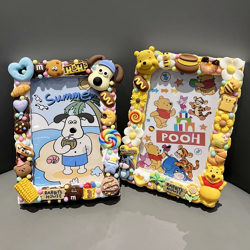 New Winnie the Pooh Cute Cartoon Resin Accessories DIY Cream Glue Material Package Handmade Commemorative Birthday Gift
