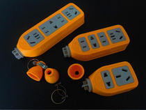 Wireless explosion-proof floor towing socket does not fall bad ground drag plug row pressure does not break socket floor drag