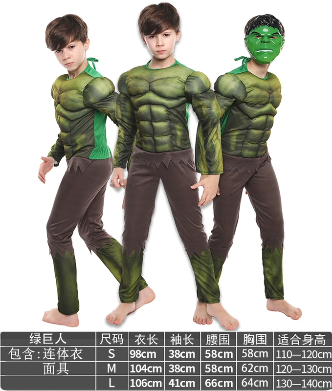 Trang phục Ngày Trẻ Em cho bé trai anh hùng biểu diễn Avengers cosplay Người Nhện mặc quần áo