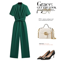 Зеленый, короткий рукав