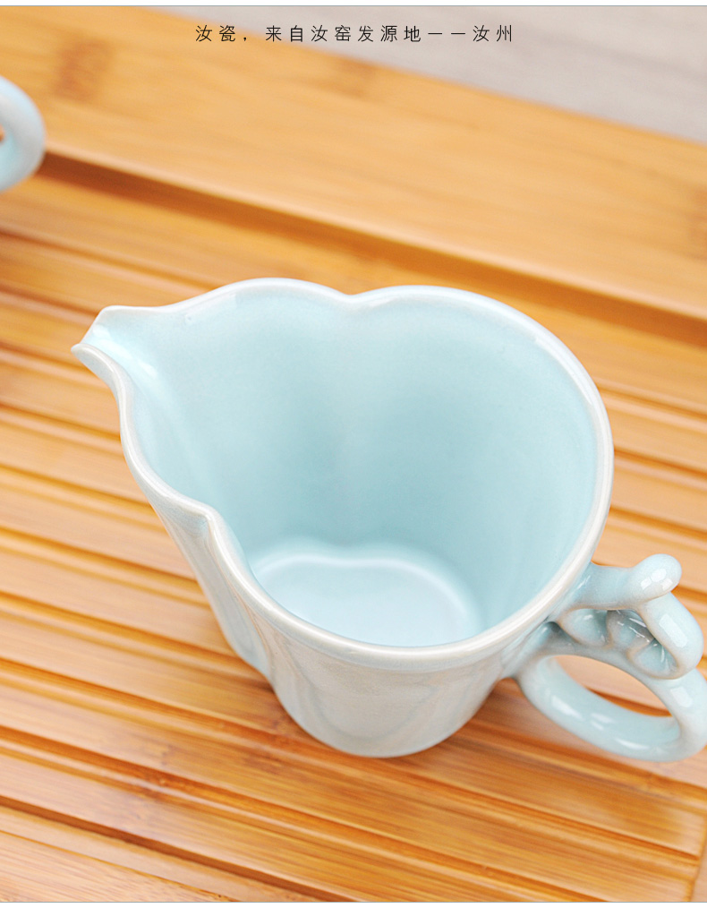 Your up porcelain tea sea ceramics fair keller tea ware kung fu tea tea accessories celadon separate pieces have the cup