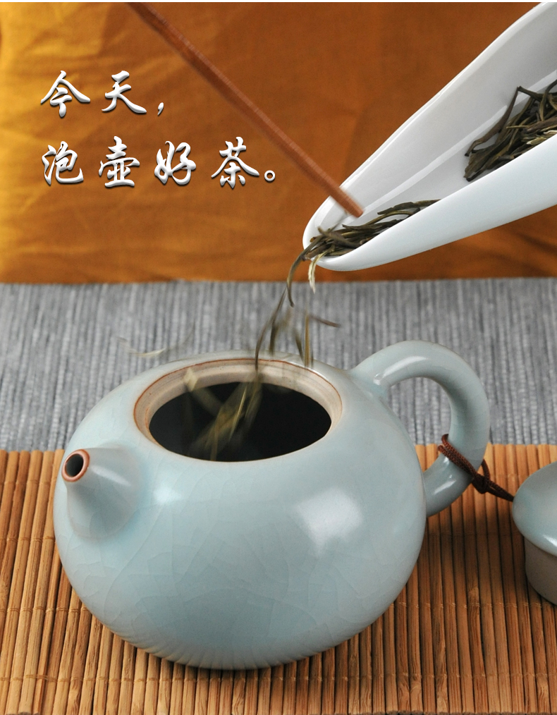 Archaize your up ceramic teapot kung fu tea set the teapot CiHu single pure manual household shih pot stone gourd ladle pot