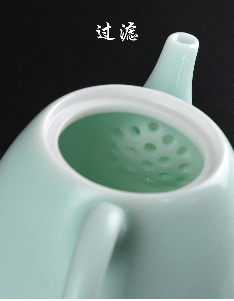 Kung fu tea set your porcelain ceramic teapot your up single pot teapot small pure manual open piece of tea taking for its ehrs home