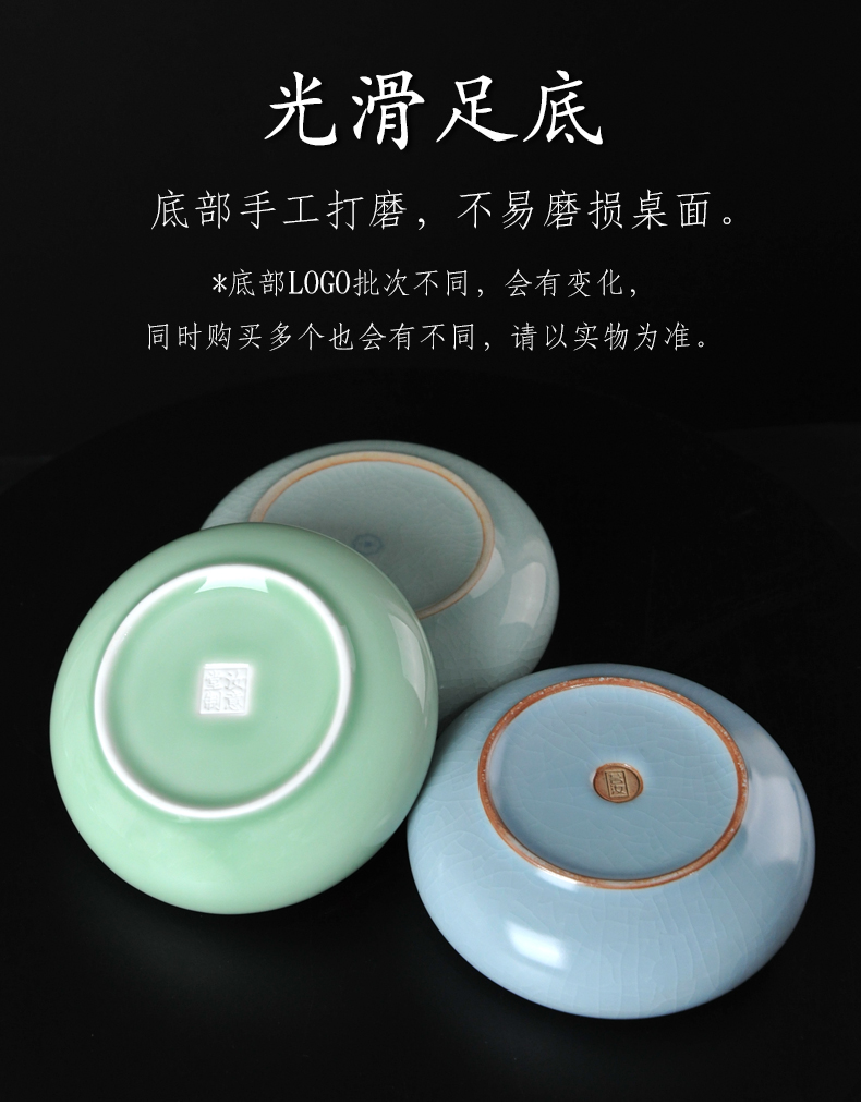 Your up porcelain Chinese contracted ashtray home sitting room tea table office furnishing articles ceramic ashtray celadon restore ancient ways