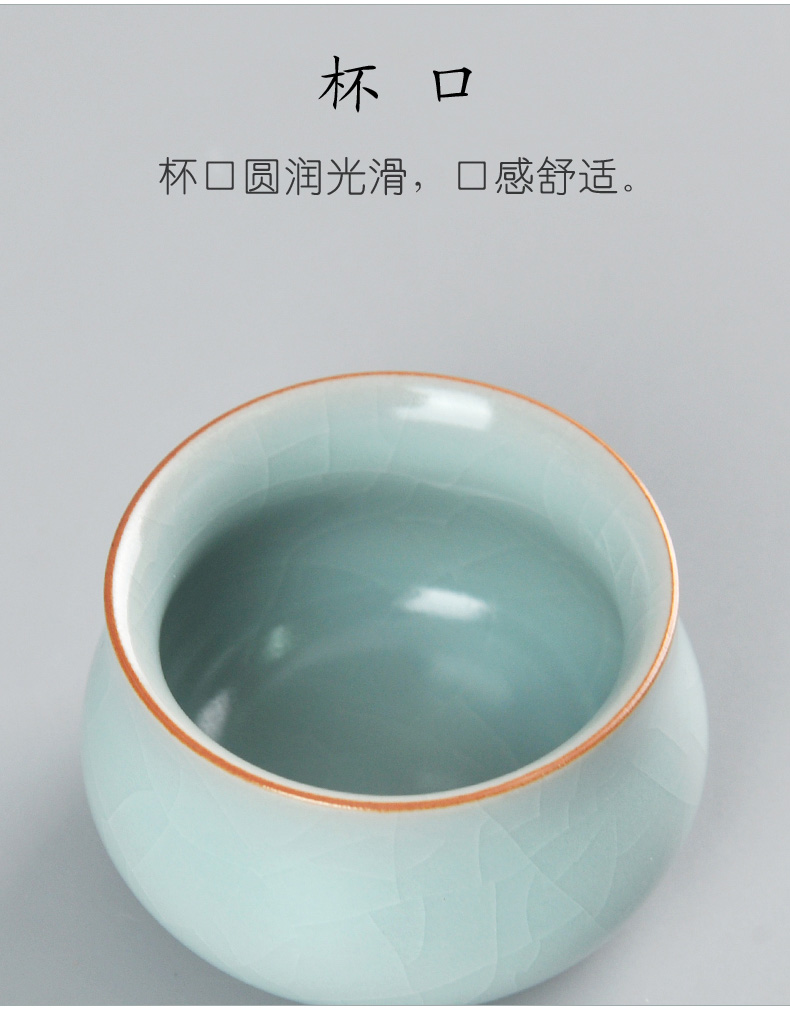 Archaize your up sample tea cup your porcelain teacup small ceramic tea set from the single CPU start master cup meditation cup