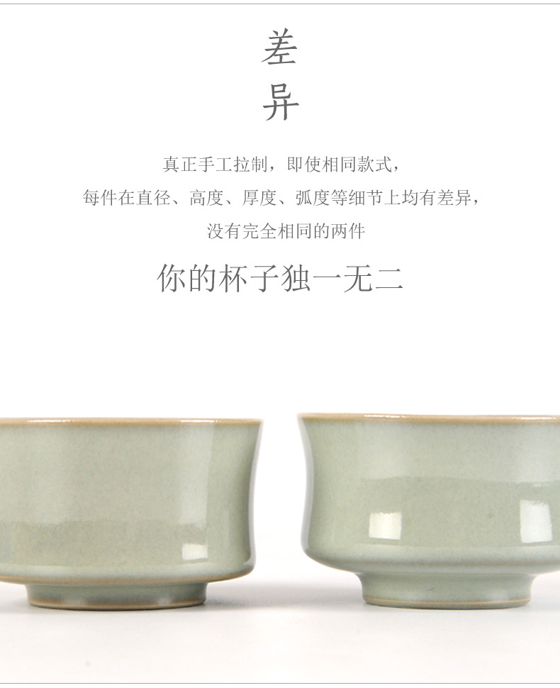 Your up ceramic cups master cup single CPU kung fu tea set sample tea cup Your porcelain celadon tea tea cup pure manual