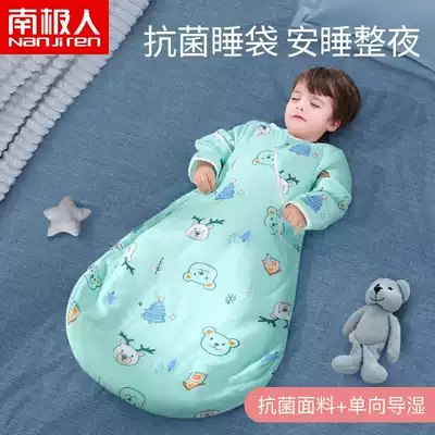 (Antarctic) baby sleeping bag baby spring and summer thin children gauze newborn anti-kicking is universal