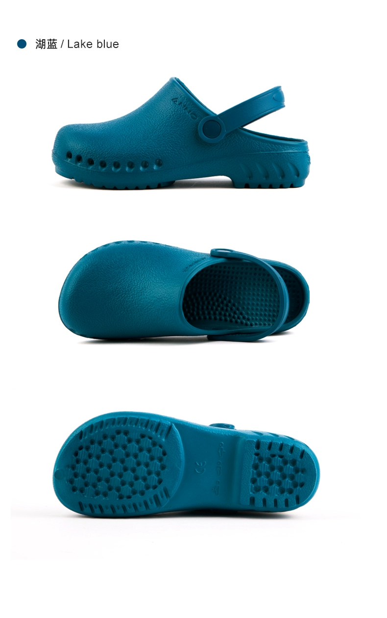 Annuo surgical shoes doctor nurse slippers laboratory slippers men and women clean room hospital toe shoes EVA anti-slip