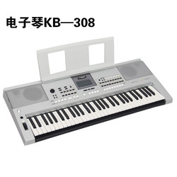 업그레이드된 전자 키보드를 연주하는 Yamaha kb308