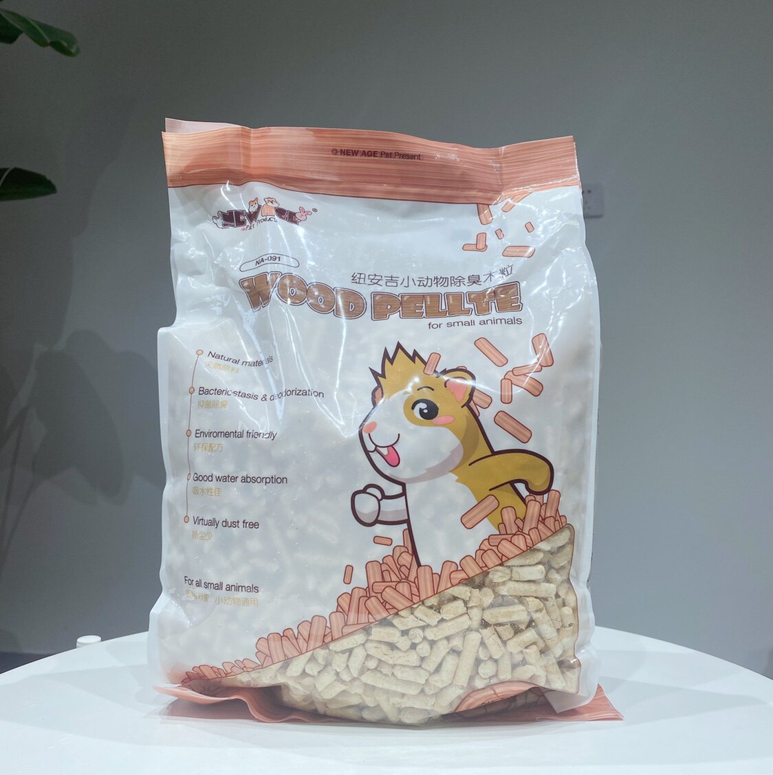 When cat is involved in NewAge small animal deodorized wood grain dragon cat rabbit guinea pig hamster 2 5kg