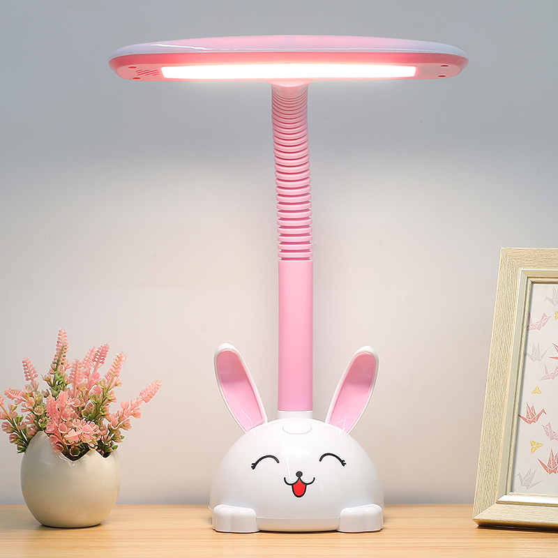 Guangshibao Cute Rabbit Led Eye Protection Desk Lamp Plug-In Multi-Level Dimming Study Reading Student Writing Desk Lamp Guangshibao Cute Rabbit Led Eye Protection Desk Lamp Plug-In Multi-Level Dimming Study Reading Student Writing Desk Lamp