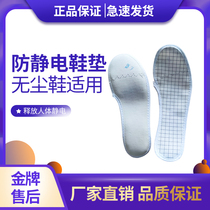 Anti-static insoles dust-free insoles anti-static mesh grain cotton insoles 34 to 48 in stock