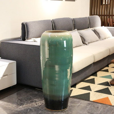 Jingdezhen ceramic flower arrangement large vase multi-style home living room floor large vase pure handicraft