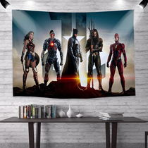 DC Film Justice Leagues Background Cloth Bedrooms Room Dorm Decoration Wall Cloth House Renovation Bedlins Hanging