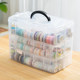 ປື້ມຄູ່ມື tape storage box sticker set material and paper packaging girl cute students transparent tape tape box