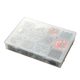 Multi-layer tool storage box partition storage box transparent low bed under bed finishing box hardware parts storage box