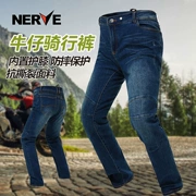 NERVE đi xe máy quần jean nam và nữ quần đua xe máy off-road quần tụ tập bốn mùa hè - Xe máy Rider thiết bị