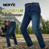 NERVE đi xe máy quần jean nam và nữ quần đua xe máy off-road quần tụ tập bốn mùa hè - Xe máy Rider thiết bị găng tay lái xe