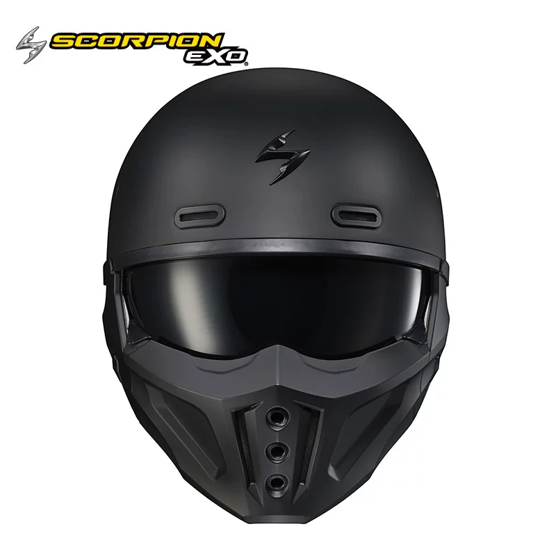 Американский шлем для мотоцикла Scorpion EXO / скорпион, ретро полноразмерный шлем, комбинированный шлем на четыре сезона и полупростой шлем