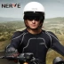 Đức NERVE xe máy mũ bảo hiểm xe máy retro mũ bảo hiểm Kevlar sợi nửa mũ bảo hiểm mùa hè nam và nữ Mũ bảo hiểm hoàng tử - Xe máy Rider thiết bị